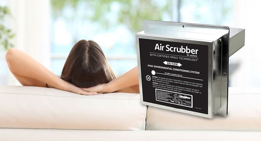 Air Scrubber by Aerus air purification unit for HVAC systems